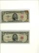 5 - 1963 $5 Dollar Bills Circulated Unitedw/5 - Plastic Covers Small Size Notes photo 2