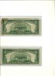 5 - 1963 $5 Dollar Bills Circulated Unitedw/5 - Plastic Covers Small Size Notes photo 3