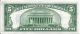 1934a $5.  00 Silver Certificate Note Small Size Notes photo 1
