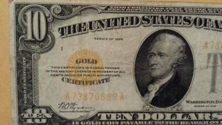 $10 Gold Certificate 1928 photo