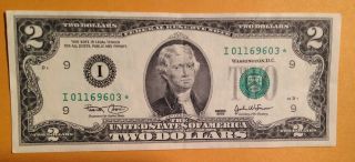 2003 2 Dollar Star Note photo