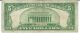 $5 United States Note Red Seal 1928c Mule Back Check Micro 898 467a Small Size Notes photo 1
