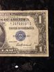 Rare Old 1935 - F U.  S.  Blue Seal $1 One Dollar Bill Silver Certificate Error? Small Size Notes photo 3