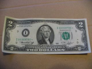 Two Dollar Bill 1976 I 00359780 Bicentennial photo