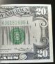 1934 $20 Dollar Bill With Very Rare Error - Almost Uncirculated Small Size Notes photo 3