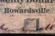 1861 Bank Of Howardsville Twenty - Dollar Note - Howardsville,  Va Paper Money: US photo 3