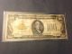1928 $100 Gold Certificate Rare Collector Note - Fr.  2405 Small Size Notes photo 4