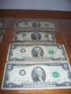 Paper Currency Assorted $2.  00 Bills Total Of 8 Small Size Notes photo 1