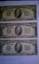 6 - 1934 $10 Dollar Bills Paper Money,  Us Currency,  1934a,  1934c,  1934d Small Size Notes photo 1