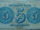 18 - - $5 Orleans,  Louisiana Citizens Bank Obsolete Gem Unc Note Paper Money: US photo 1