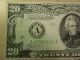 1934 C Andrew Jackson $20 Bill Federal Note Us Currency. .  Boston Small Size Notes photo 1