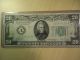 1934 C Andrew Jackson $20 Bill Federal Note Us Currency. .  Boston Small Size Notes photo 7