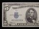 1934 A $5 Five Dollar Silver Certificate Uncirculated Small Size Notes photo 2