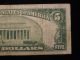 1928 A $5 Five Dollar Federal Reserve Note Circulated Small Size Notes photo 5