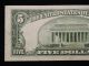 1928 D $5 Five Dollar United States Note Xf+ Small Size Notes photo 4