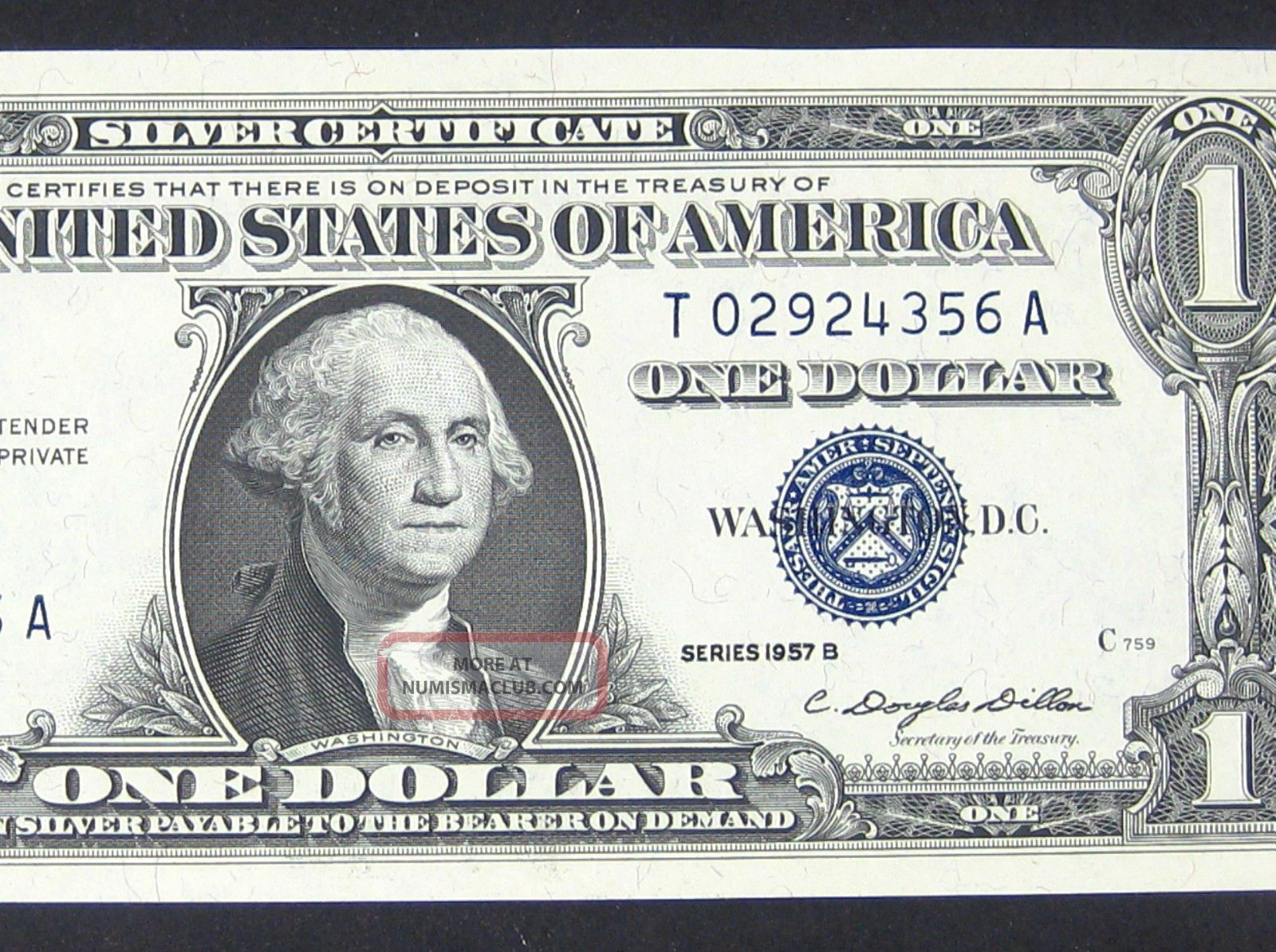 1957b 1 Silver Certificate Choice Uncirculated More Currency 4 Ar