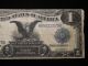 1899 $1 One Dollar Black Eagle Silver Certificate Circulated Large Size Notes photo 3
