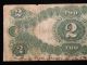 1919 $2 Two Dollar Legal Tender Note Rough Large Size Notes photo 4