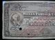 Us,  Old Travellers Cheque,  Wells Fargo &company $50,  Specimen 1903 Paper Money: US photo 2