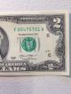 2013 Series $2 Dollar Federal Reserve Note - Low S/n Small Size Notes photo 1