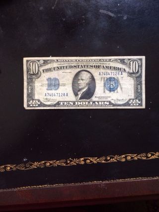 Fr 1701.  $10 Silver Certificate.  1934 photo