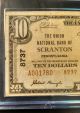 1929 $10 National Currency From Scranton Pa Type 2 Note Charter Number 8737 Paper Money: US photo 1