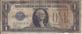1928 - A Funny Back Silver Certificate Woods - Mellon Double Date, photo