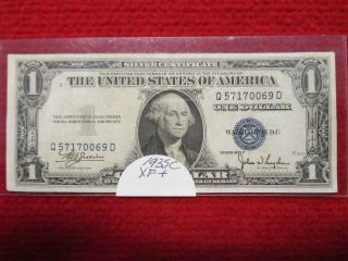 $1 1935 C Silver Certificate Xf+ Estate Find (c) More Bills 4 photo