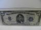 1934d $5.  00 Silver Certificate Blue Seal Almost Uncirculated Small Size Notes photo 3