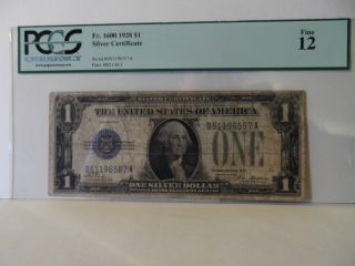 Fr.  1600 1928 $1.  00 Silver Certificate Pcgs Fine 12 photo