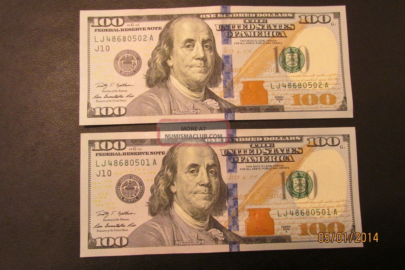 $100 dollar bill serial number lookup