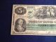1872 $5 Revenue Bond Scrip State Of South Carolina Paper Money: US photo 1