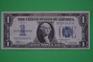 One 1934 Uncirculated $1.  00 Silver Certificate - Funny Back photo