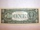 U.  S.  One Dollar Bill Mirror Serial Numbers 2009 Note Fed Reserve Of Chicago Small Size Notes photo 1