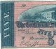 Confederate States Of America Csa Five (5) Dollars February 17th 1864 Richmond Paper Money: US photo 1