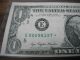 1977 - A Rich,  Va.  One Dollar Low Serial Number Star Error Note Choice Unc Cond Paper Money: US photo 1