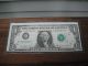 1977 - A Rich,  Va.  One Dollar Low Serial Number Star Error Note Choice Unc Cond Paper Money: US photo 2