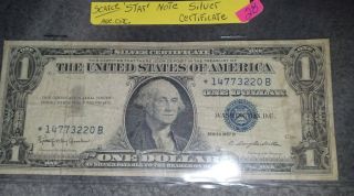 Unc 1957 $1 Dollar Bill Star Note Silver Certificate Currency Paper Money photo