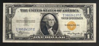 $1 Gold Seal 1935a North Africa Usa Silver Certificate Washington Dc Military Na photo