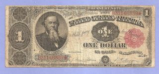 1891 Treasury Note Fr - 351 Classic Stanton Collectible Fine photo
