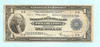 1918 $1 Philadelphia Fr 715 