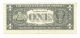 2009 Misaligned One Dollar Federal Reserve Note Serial Number C86666899a Paper Money: US photo 1