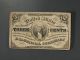 1864 Us Fractional Currency Three Cents,  3rd Issue Civil War Piece Vg (a) Paper Money: US photo 1