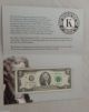 2003 $2.  Star Replacement Note K 00010844 Frb Dallas - Uncirculated Small Size Notes photo 1