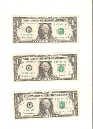 Series 2003a Federal Reserve Note,  Richmond District 3 Bills,  Very Good $16 photo