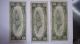 (2) 1934 $10 Silver Certificates Blue Seal And 1 Rare 1950 $10 Reserve Note Small Size Notes photo 1