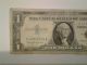 1957 Blue Seal $1 Dollar Bill Us Currency 81 Small Size Notes photo 2