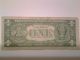 1957 Blue Seal $1 Dollar Bill Us Currency 81 Small Size Notes photo 3