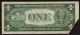 1935 C $1 Silver Certificate Printed Foldover Error Paper Money: US photo 1
