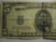 1934 - D Blue Seal Five Doller 80 Years Old Bill Small Size Notes photo 1